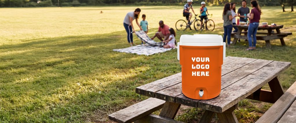 Why does personalizing a water jug strengthen your brand?